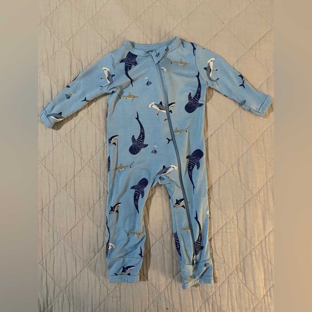 Kyte Baby Bamboo Shark Footie